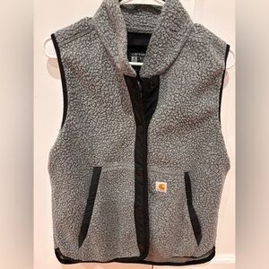 Carhartt Charcoal Fleece Vest